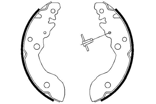 KAVO PARTS stabdžių trinkelių komplektas BS-8913